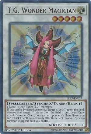 T.G. Wonder Magician [BLRR-EN057] Ultra Rare - Trinity Hobby