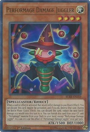 Performage Damage Juggler [BLRR-EN059] Ultra Rare - Trinity Hobby