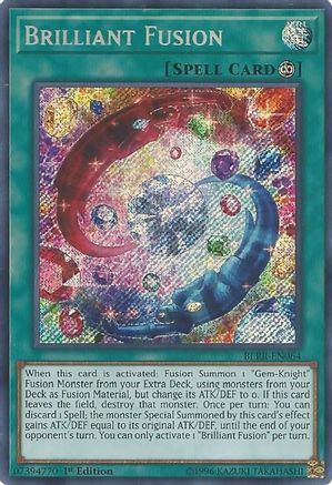 Brilliant Fusion [BLRR-EN064] Secret Rare - Trinity Hobby