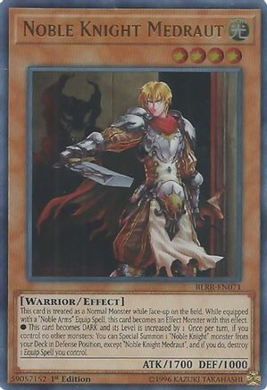 Noble Knight Medraut [BLRR-EN071] Ultra Rare - Trinity Hobby