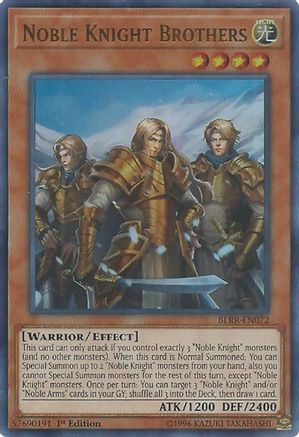 Noble Knight Brothers [BLRR-EN072] Ultra Rare - Trinity Hobby