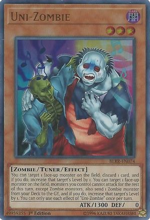 Uni-Zombie [BLRR-EN074] Ultra Rare - Trinity Hobby