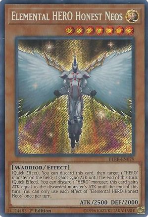 Elemental Hero Honest Neos [BLRR-EN079] Secret Rare - Trinity Hobby