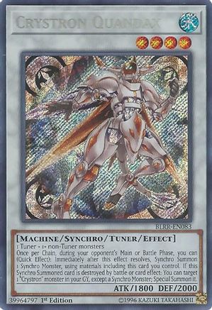 Crystron Quandax [BLRR-EN083] Secret Rare - Trinity Hobby