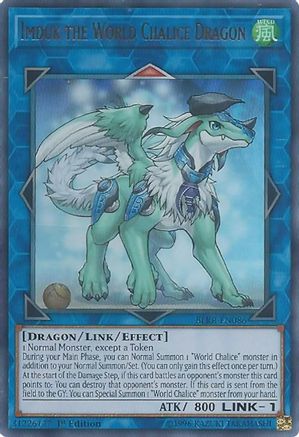 Imduk the World Chalice Dragon [BLRR-EN086] Ultra Rare - Trinity Hobby