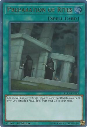 Preparation of Rites [BLRR-EN088] Ultra Rare - Trinity Hobby
