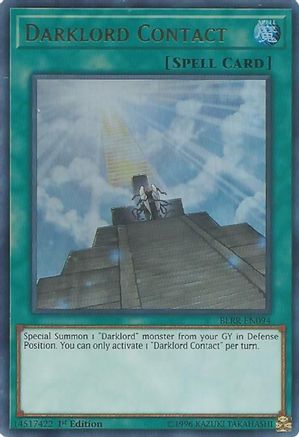Darklord Contact [BLRR-EN094] Ultra Rare - Trinity Hobby
