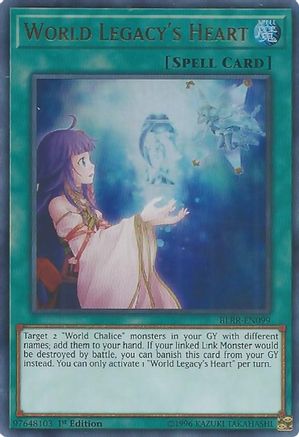 World Legacy's Heart [BLRR-EN099] Ultra Rare - Trinity Hobby