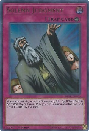 Solemn Judgment [BLRR-EN100] Ultra Rare - Trinity Hobby