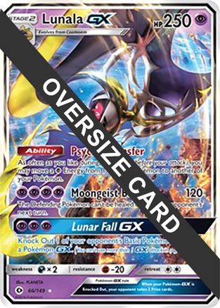 Lunala GX (66/149) (Jumbo Card) [Sun & Moon: Base Set] - Trinity Hobby
