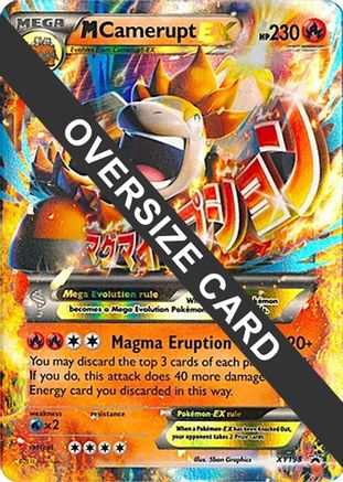 M Camerupt EX (XY198) (Jumbo Card) [XY: Black Star Promos] - Trinity Hobby
