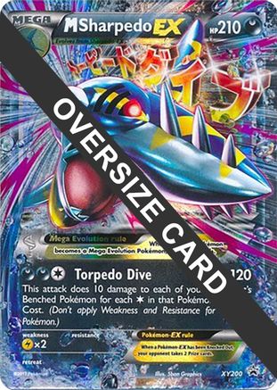 M Sharpedo EX (XY200) (Jumbo Card) [XY: Black Star Promos] - Trinity Hobby