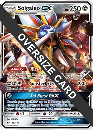 Solgaleo GX (89/149) (Jumbo Card) [Sun & Moon: Base Set] - Trinity Hobby
