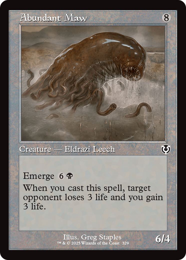 Abundant Maw (Retro Frame) [Innistrad Remastered] - Trinity Hobby