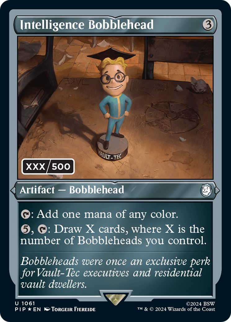 Intelligence Bobblehead (Serialized) [Fallout] - Trinity Hobby