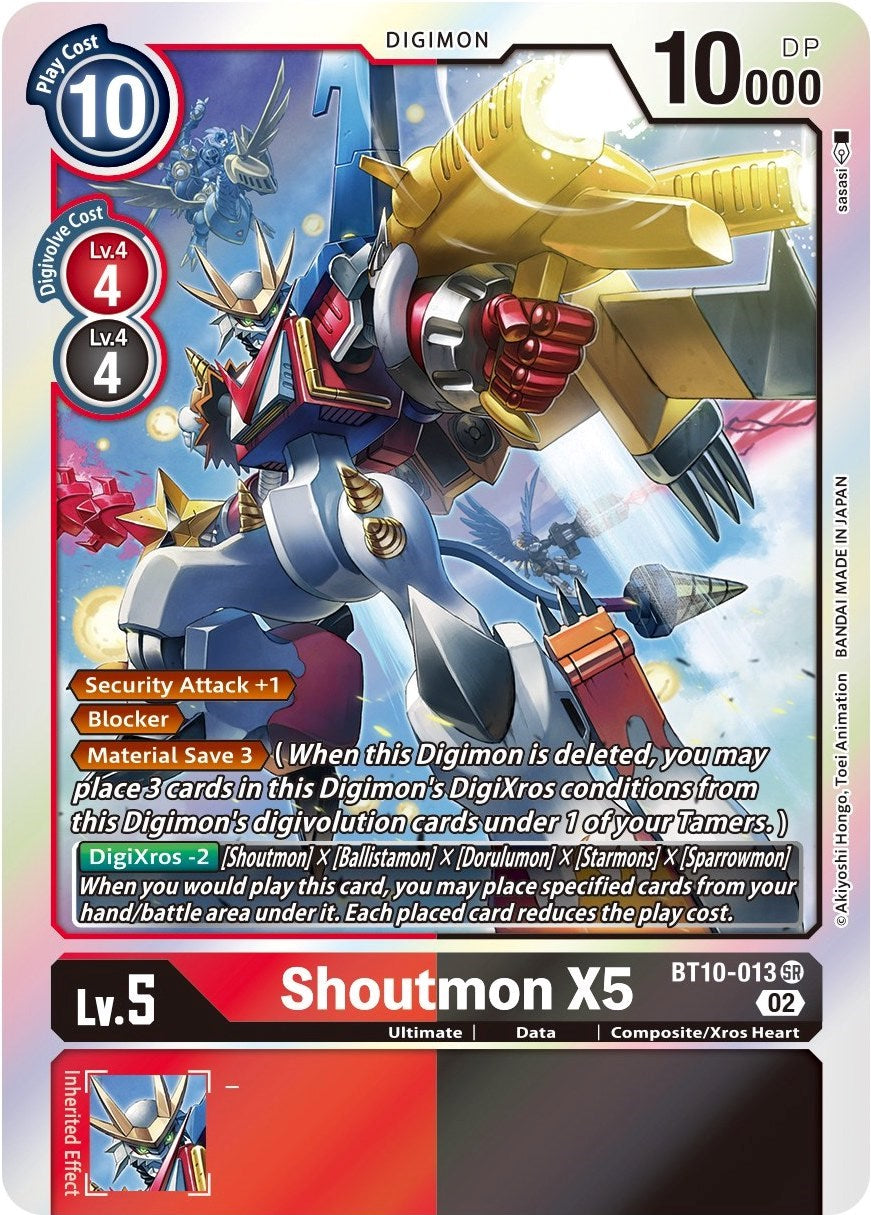 Shoutmon X5 [BT10-013] [Xros Encounter] - Trinity Hobby