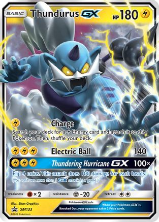 Thundurus GX (SM133) [Sun & Moon: Black Star Promos] - Trinity Hobby