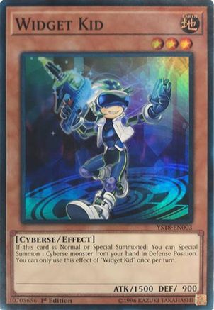 Widget Kid [YS18-EN003] Super Rare - Trinity Hobby