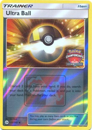Ultra Ball (135/149) (NA Championship Promo) [Sun & Moon: Base Set] - Trinity Hobby