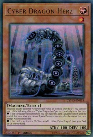 Cyber Dragon Herz [CYHO-EN015] Ultra Rare - Trinity Hobby