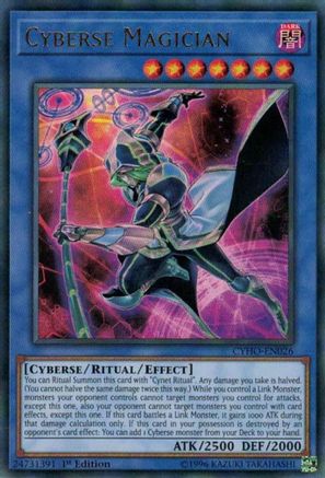 Cyberse Magician [CYHO-EN026] Ultra Rare - Trinity Hobby