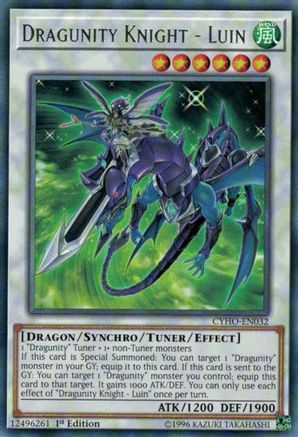 Dragunity Knight - Luin [CYHO-EN032] Rare - Trinity Hobby