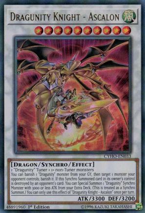 Dragunity Knight - Ascalon [CYHO-EN033] Ultra Rare - Trinity Hobby