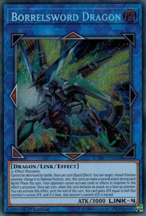 Borrelsword Dragon [CYHO-EN034] Secret Rare - Trinity Hobby