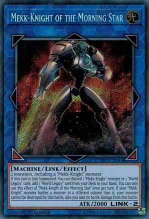 Mekk-Knight of the Morning Star [CYHO-EN045] Secret Rare - Trinity Hobby