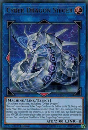 Cyber Dragon Sieger [CYHO-EN046] Ultra Rare - Trinity Hobby