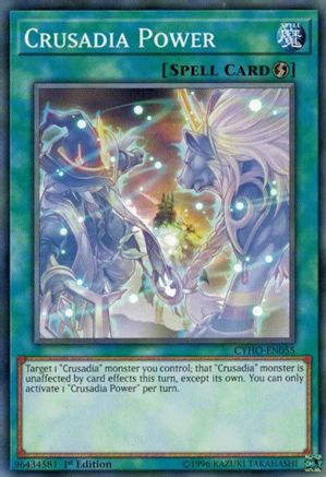 Crusadia Power [CYHO-EN055] Common - Trinity Hobby