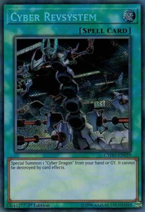 Cyber Revsystem [CYHO-EN059] Secret Rare - Trinity Hobby