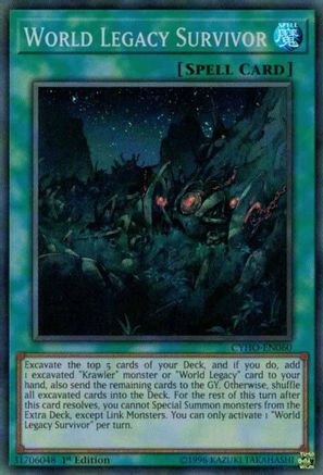 World Legacy Survivor [CYHO-EN060] Super Rare - Trinity Hobby