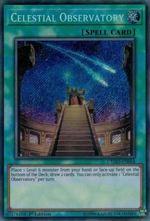 Celestial Observatory [CYHO-EN064] Secret Rare - Trinity Hobby