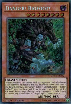 Danger! Bigfoot! [CYHO-EN082] Secret Rare - Trinity Hobby