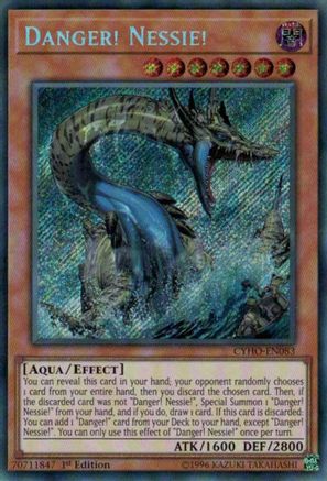 Danger! Nessie! [CYHO-EN083] Secret Rare - Trinity Hobby