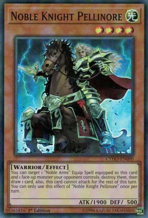 Noble Knight Pellinore [CYHO-EN090] Super Rare - Trinity Hobby