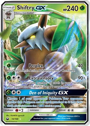 Shiftry GX (14/168) [Sun & Moon: Celestial Storm] - Trinity Hobby