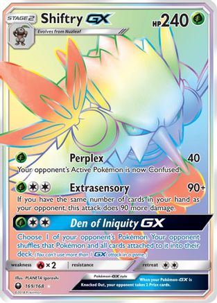 Shiftry GX (169/168) [Sun & Moon: Celestial Storm] - Trinity Hobby