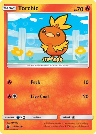 Torchic (26/168) [Sun & Moon: Celestial Storm] - Trinity Hobby