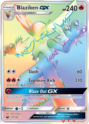 Blaziken GX (170/168) [Sun & Moon: Celestial Storm] - Trinity Hobby