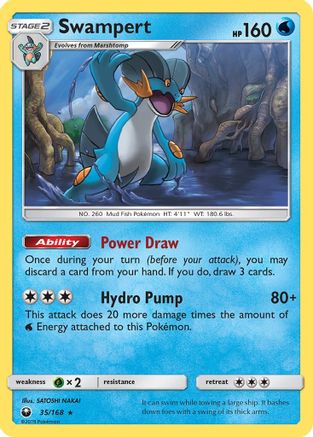 Swampert (35/168) [Sun & Moon: Celestial Storm] - Trinity Hobby
