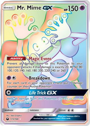 Mr. Mime GX (173/168) [Sun & Moon: Celestial Storm] - Trinity Hobby