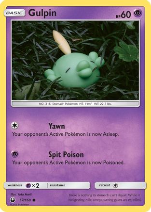 Gulpin (57/168) [Sun & Moon: Celestial Storm] - Trinity Hobby