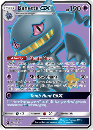 Banette GX (157/168) [Sun & Moon: Celestial Storm] - Trinity Hobby