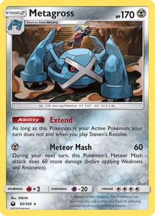 Metagross (95/168) [Sun & Moon: Celestial Storm] - Trinity Hobby