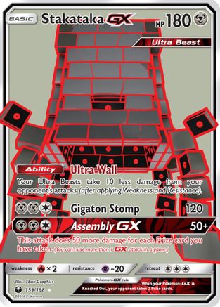 Stakataka GX (159/168) [Sun & Moon: Celestial Storm] - Trinity Hobby