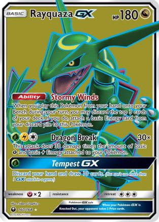 Rayquaza GX (160/168) [Sun & Moon: Celestial Storm] - Trinity Hobby