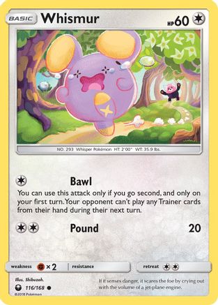 Whismur (116/168) [Sun & Moon: Celestial Storm] - Trinity Hobby