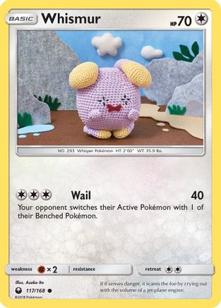 Whismur (117/168) [Sun & Moon: Celestial Storm] - Trinity Hobby